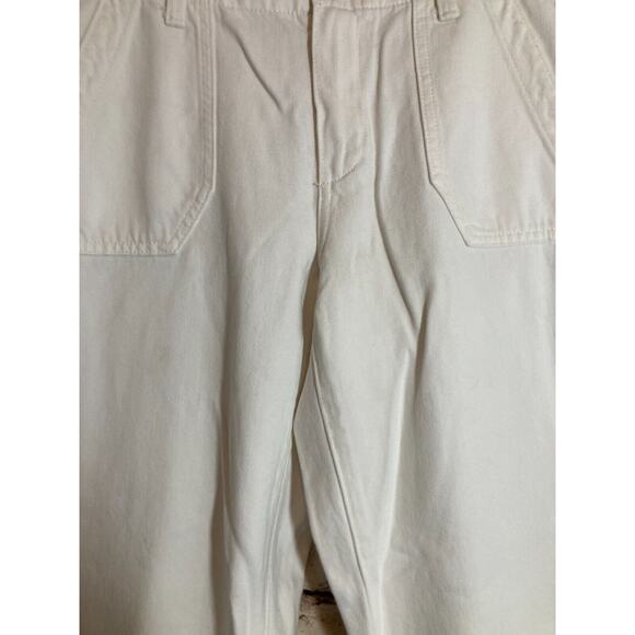 Articles of Society Jogger Jeans Womens 25 Pure White Pockets Denim Stretch - Picture 6 of 16
